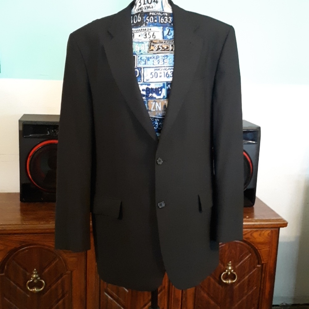 Men's Lacross Suit Jacket/Blazer with BONUS 34x 32 black pants!